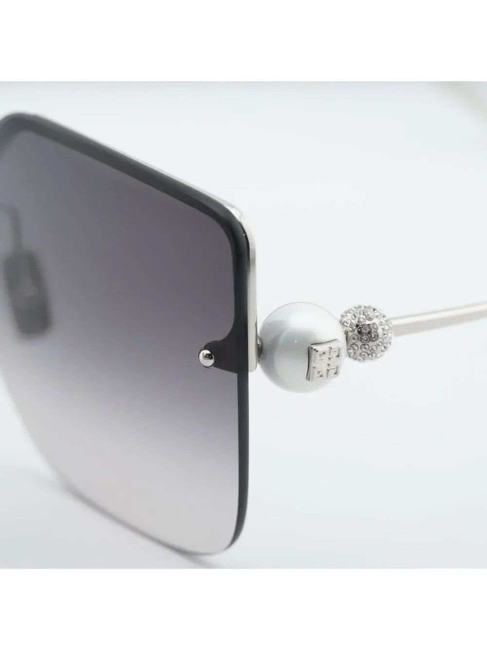 Givenchy GV40110U 16B Butterfly Sunglasses - Silver / Grey